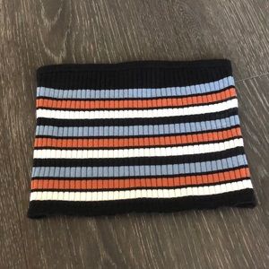 NWOT Striped Tube Top